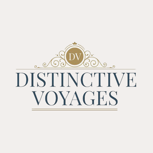 Distinctive Voyages logo.