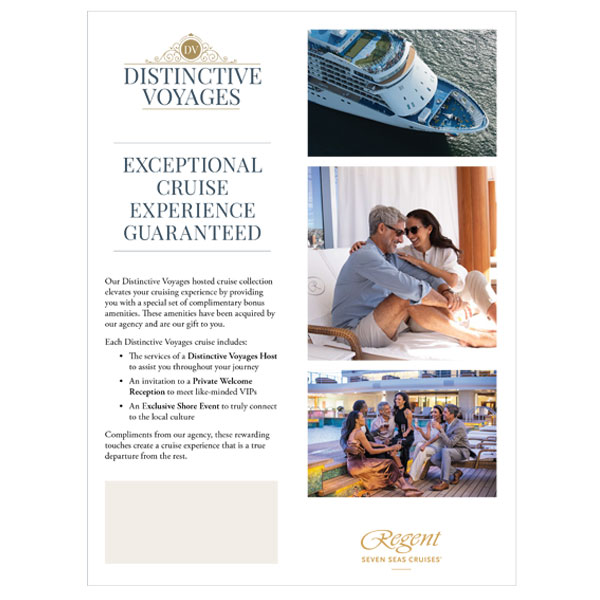 Regent Distinctive Voyages Flyer