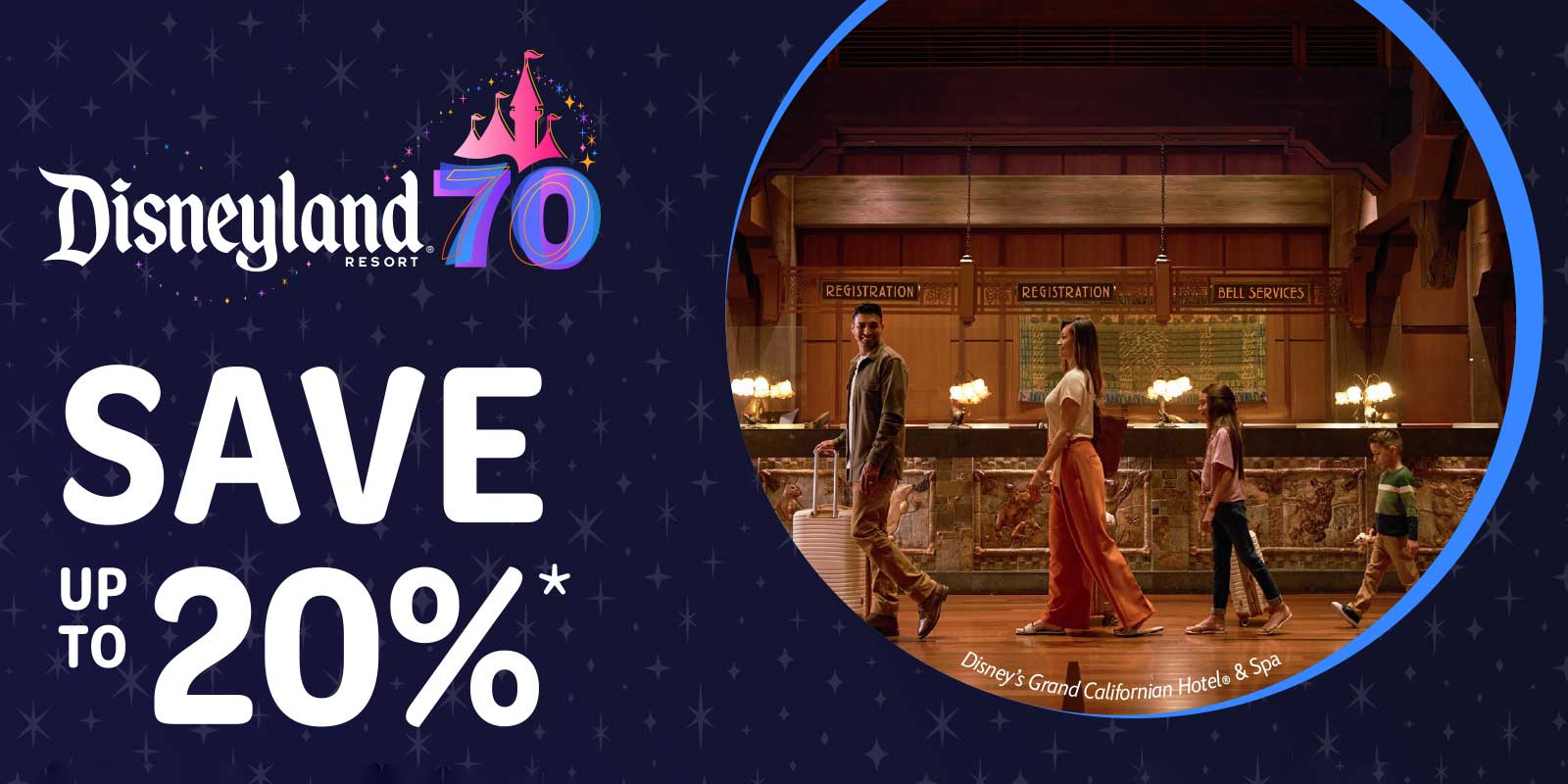 Save up to 20% at Disneyland Resort